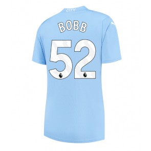 Manchester City Oscar Bobb #52 Domaci Dres za Ženska 2023-24 Kratak Rukavima